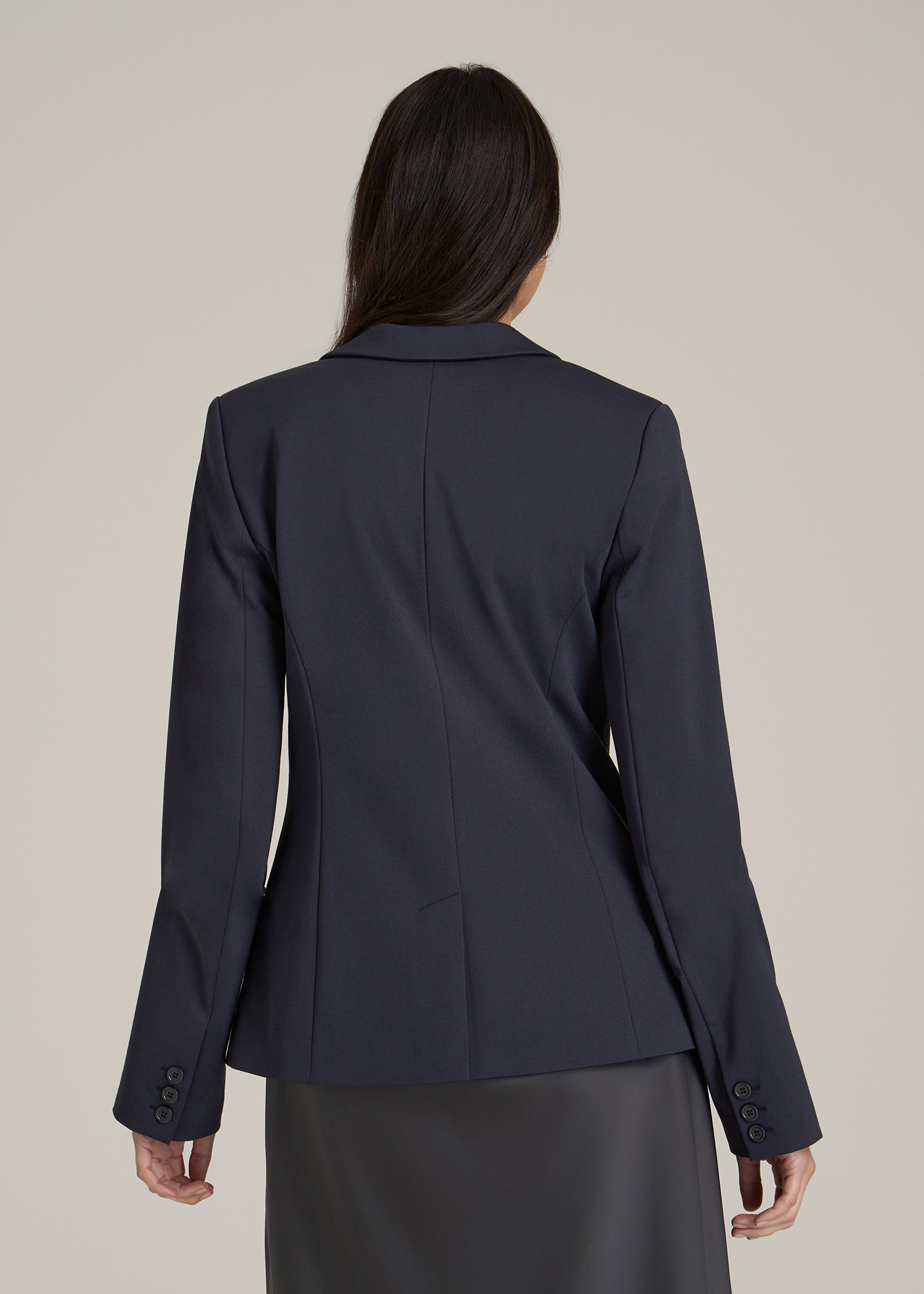 SLIM-FIT Two Button Blazer for Tall Women in Navy
