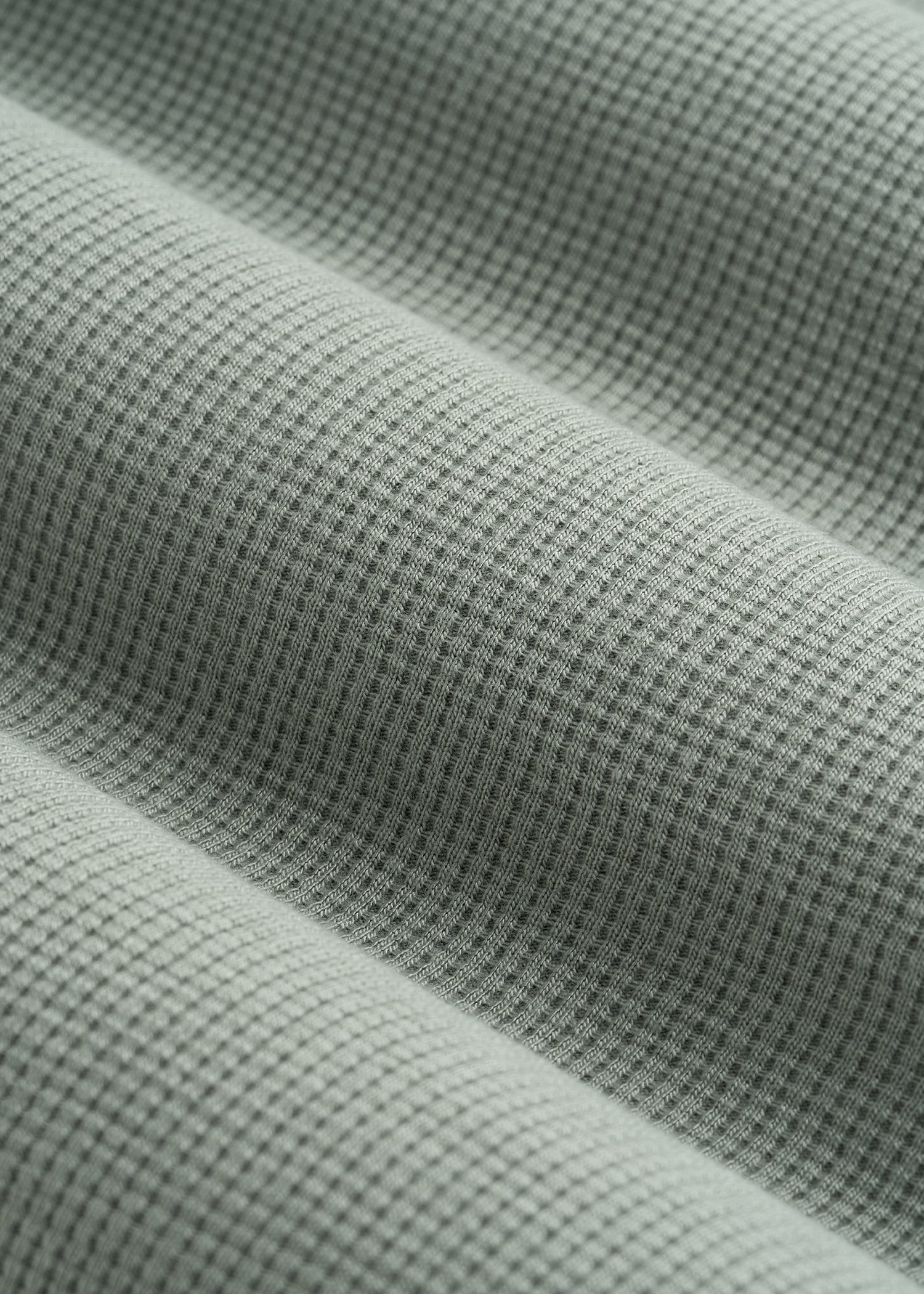 Waffle Lounge Robe for Tall Women in Seagrass