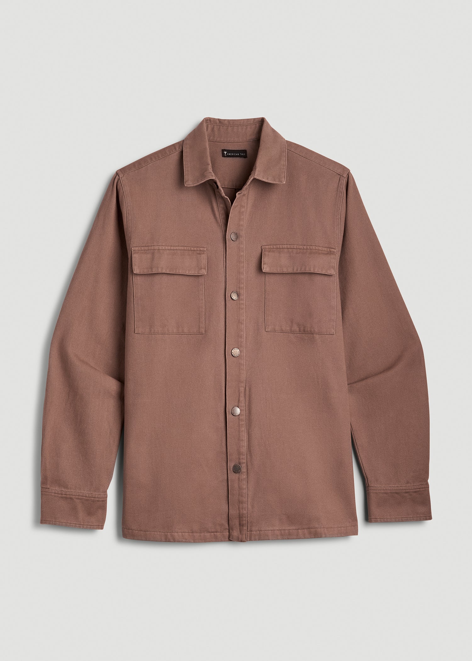 Casual Twill Shirt Jacket for Tall Men | American Tall Casual Twill Shirt Jacket for Tall Men | American Tall