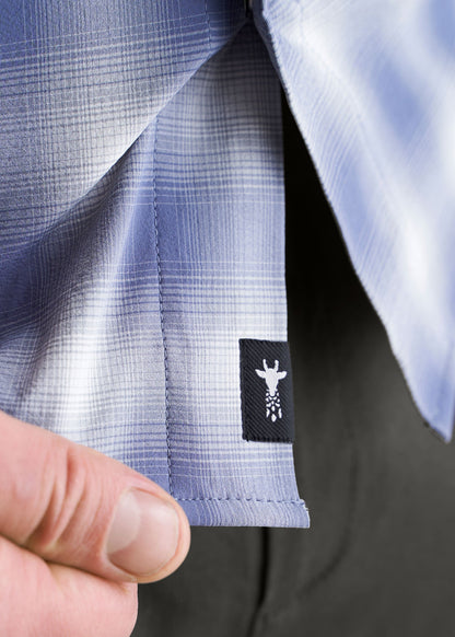 Ultra Lightweight Snap-Front Shirt for Tall Men in Open Sky