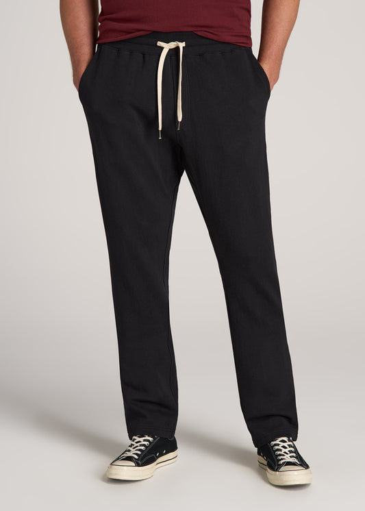 Microsanded French Terry Sweatpants for Tall Men in Army Brush
