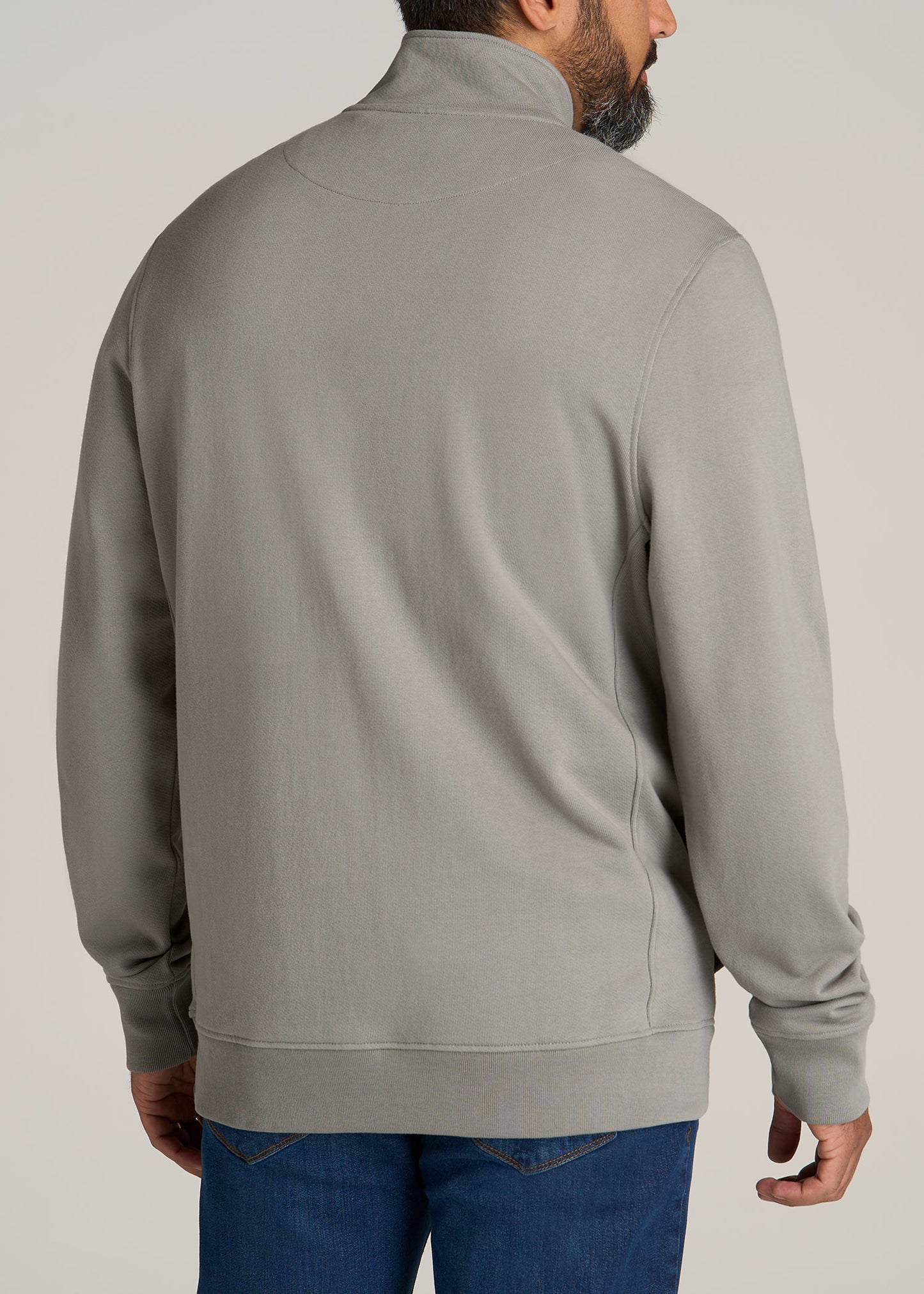 LJ-Heavyweight-French-Terry-Quarter-Zip-Pullover-Pewter-back