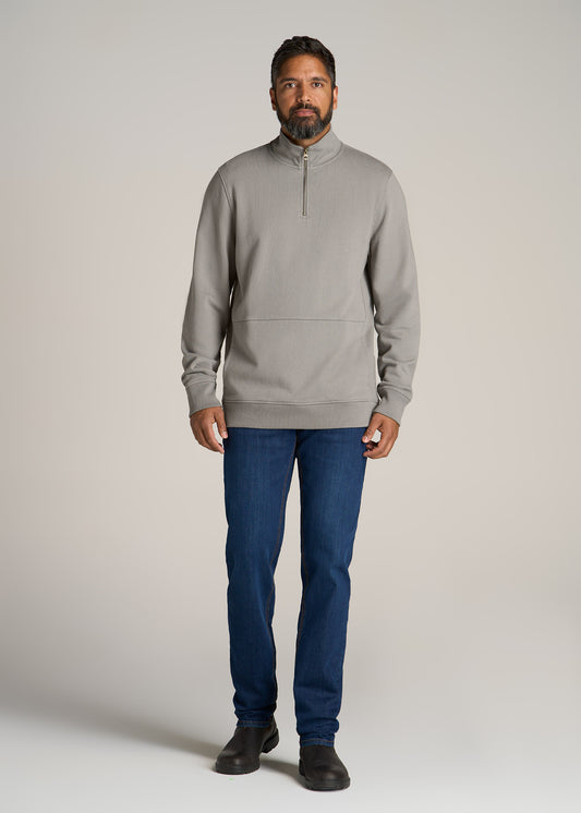 LJ-Heavyweight-French-Terry-Quarter-Zip-Pullover-Pewter-full