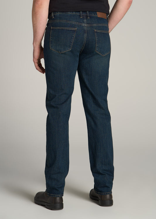 LJ&S STRAIGHT LEG Jeans for Tall Men in Mechanic Blue