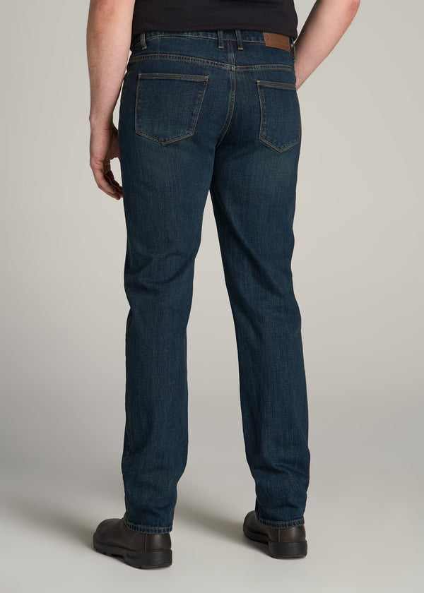 LJ&S Straight Fit Tall Jean Mechanic Blue | American Tall