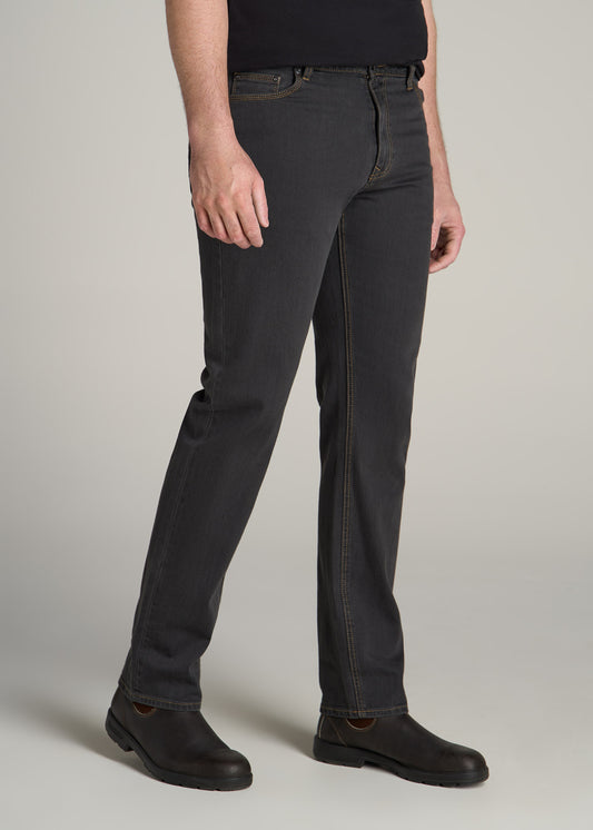LJ&S STRAIGHT LEG Jeans for Tall Men in Vintage Black