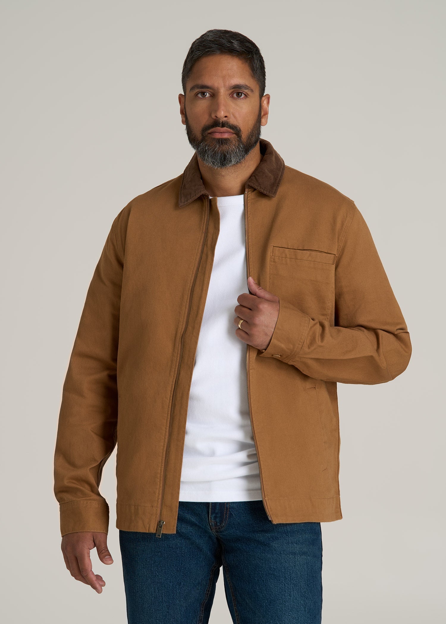 LJ Twill Shop Jacket for Tall Men | American Tall
