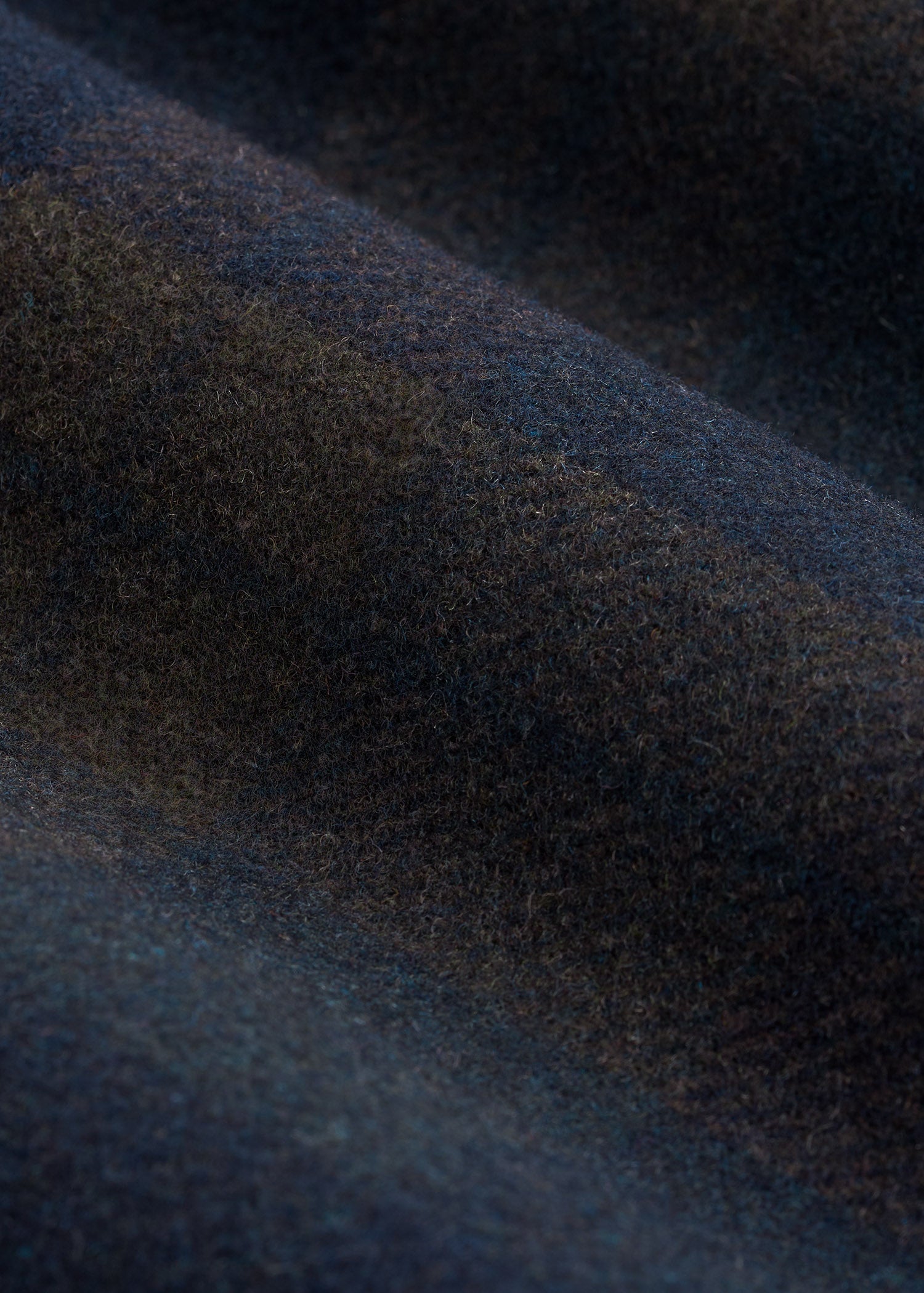 LJ&S Wool Blend Shirt Jacket for Tall Men in Green and Navy Plaid