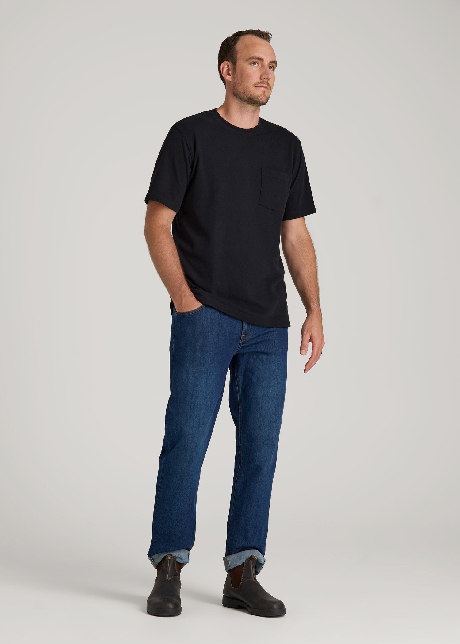 LJ&S Workwear Pocket T-Shirt for Tall Men | American Tall