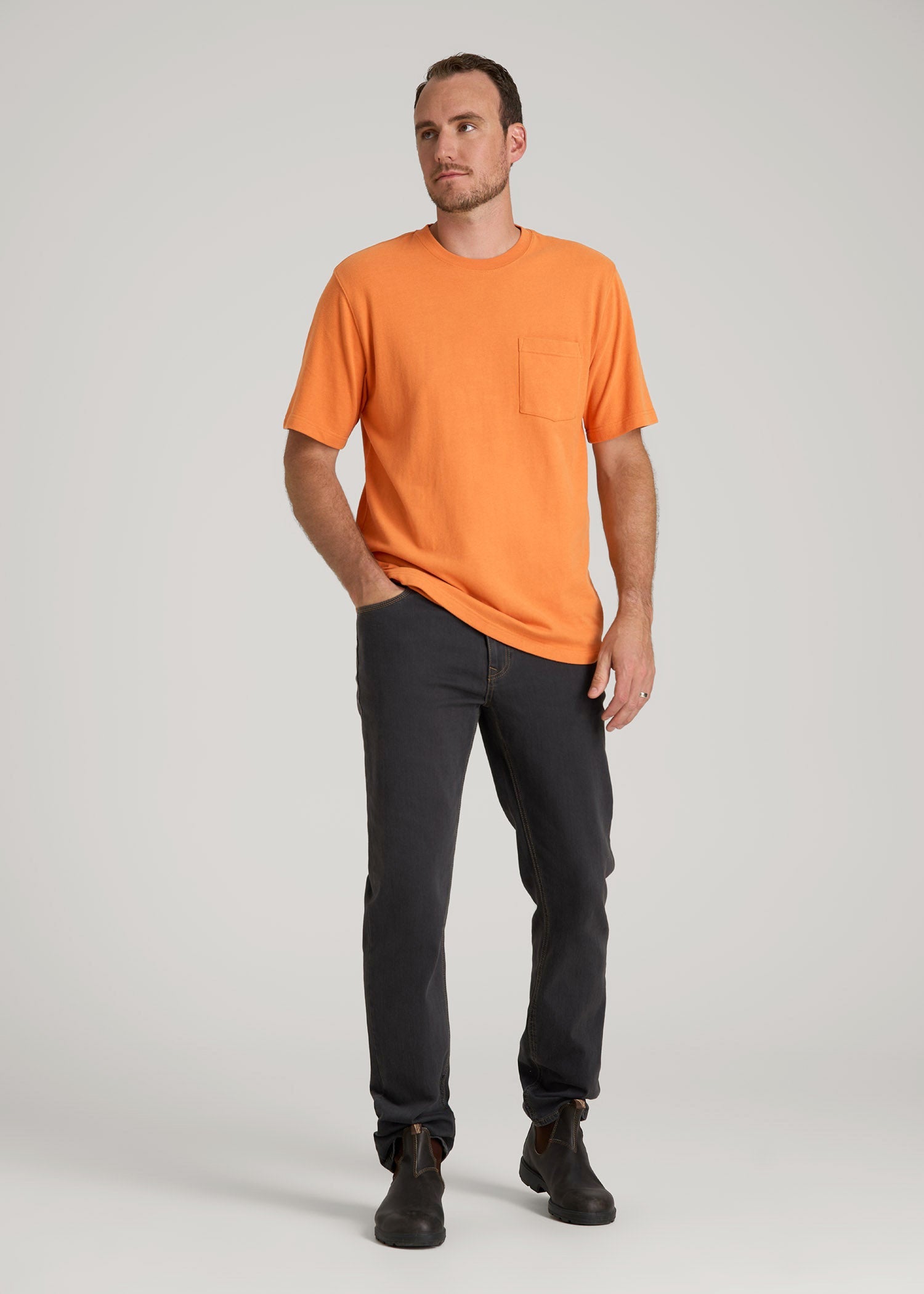 LJ&S Workwear Pocket T-Shirt for Tall Men | American Tall