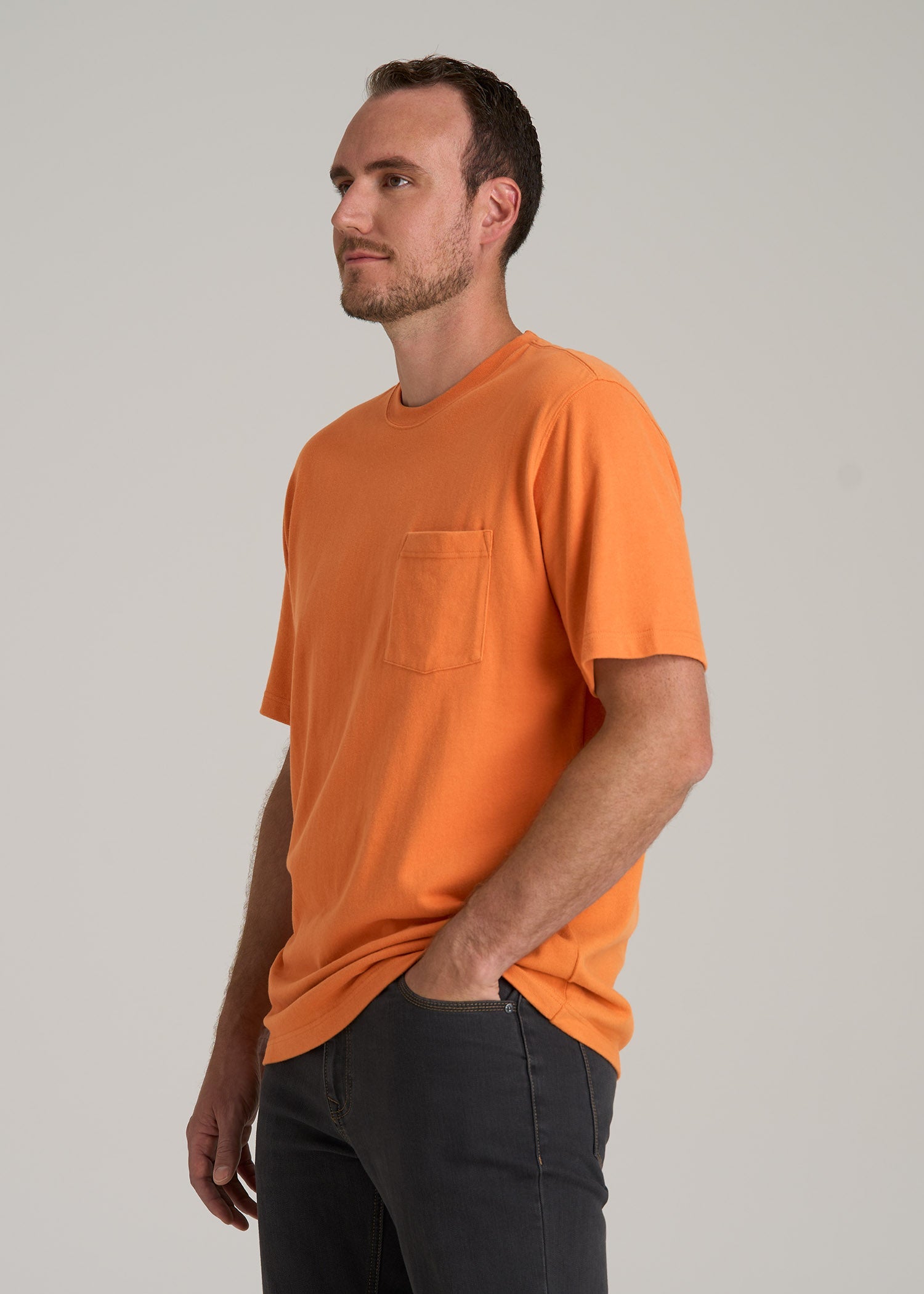LJ&S Workwear Pocket T-Shirt for Tall Men | American Tall
