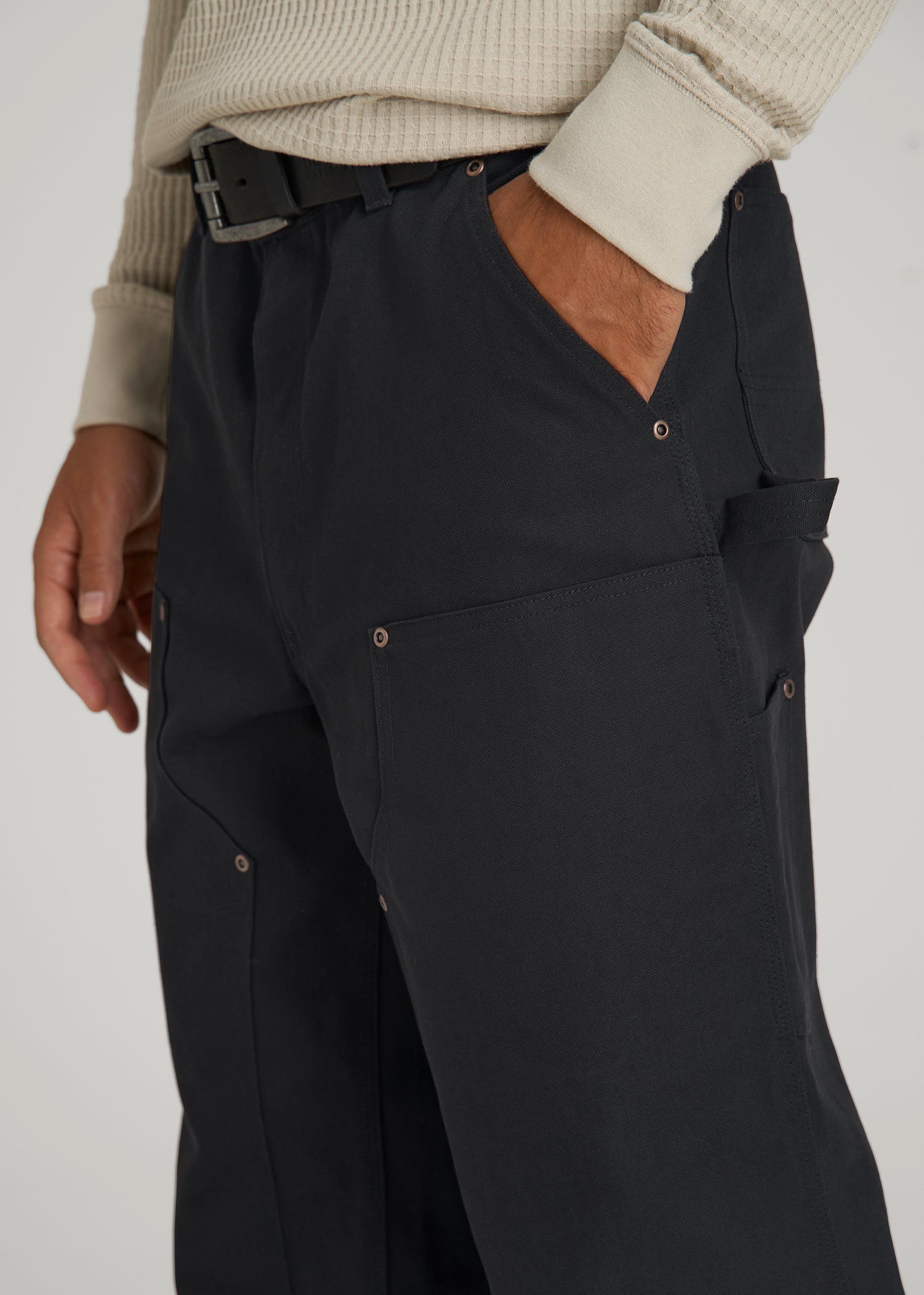 LJ&S Double Front Utility Work Pants for Tall Men | American Tall