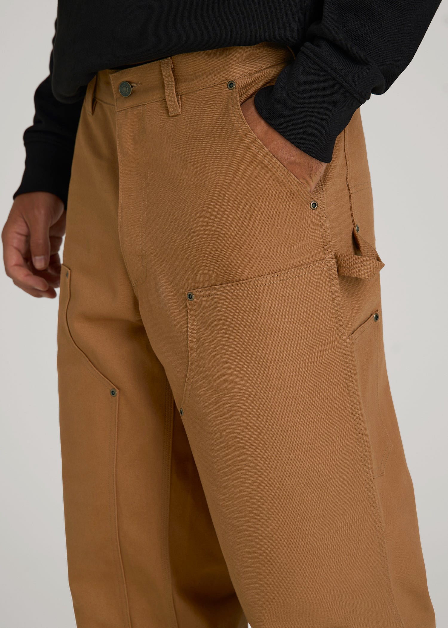 LJ&S Double Front Utility Work Pants for Tall Men | American Tall