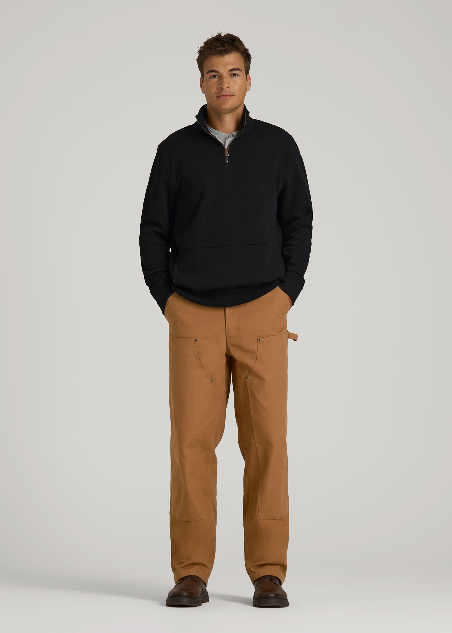 LJ&S Double Front Utility Work Pants for Tall Men | American Tall