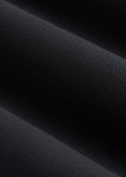 LJ&S Flannel-Lined Canvas Shirt Jacket for Tall Men in Black