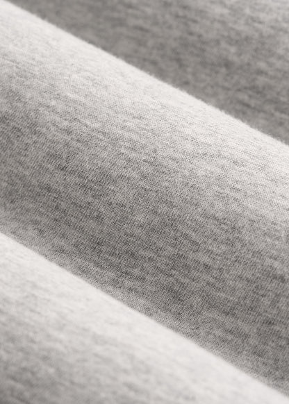 LJ&S REGULAR-FIT Jersey Henley Tee for Tall Men in Heathered Grey