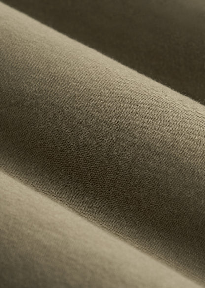 LJ&S REGULAR-FIT Jersey Henley Tee for Tall Men in Vintage Moss Green