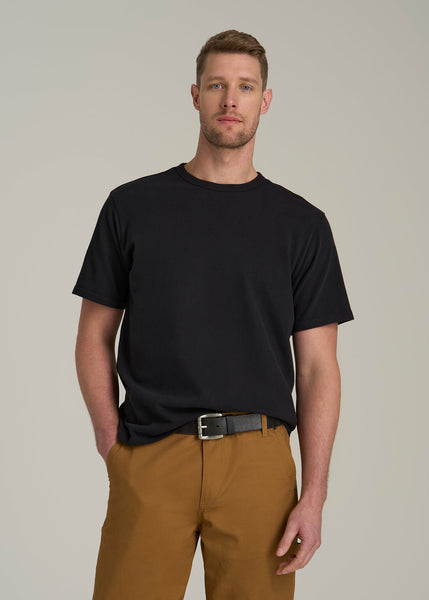 Men's Tall Heavyweight Tee Vintage Black | American Tall