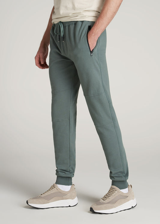    American-Tall-Men-80-20-French-Terry-Jogger-Malachite-Green-side