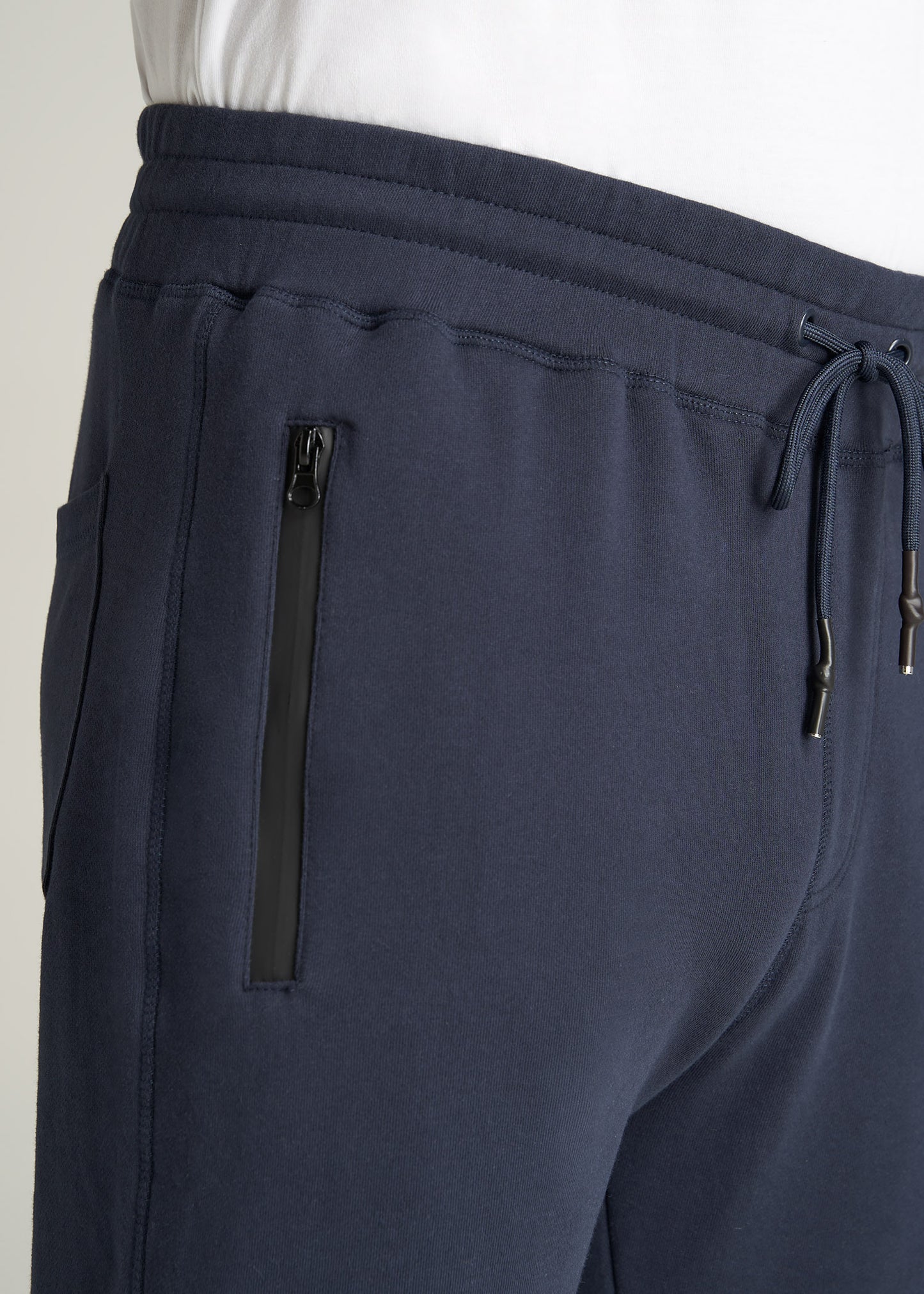 American-Tall-Men-80-20-FrenchTerry-Jogger-Navy-detail