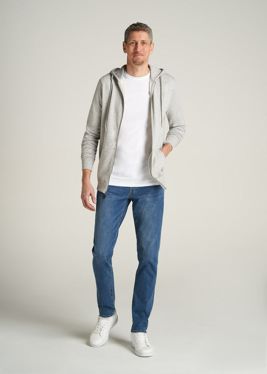    American-Tall-Men-8020-FrenchTerry-FullZip-Hoodie-GreyMix-full