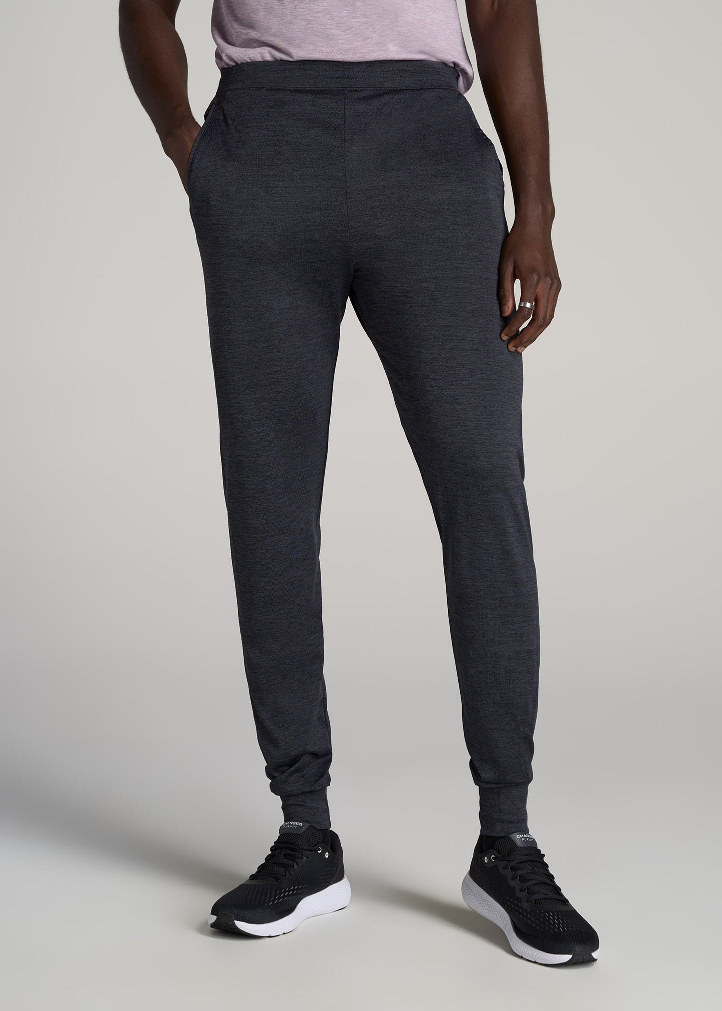 Mens Tall Tech Jogger Engineered Charcoal Mix