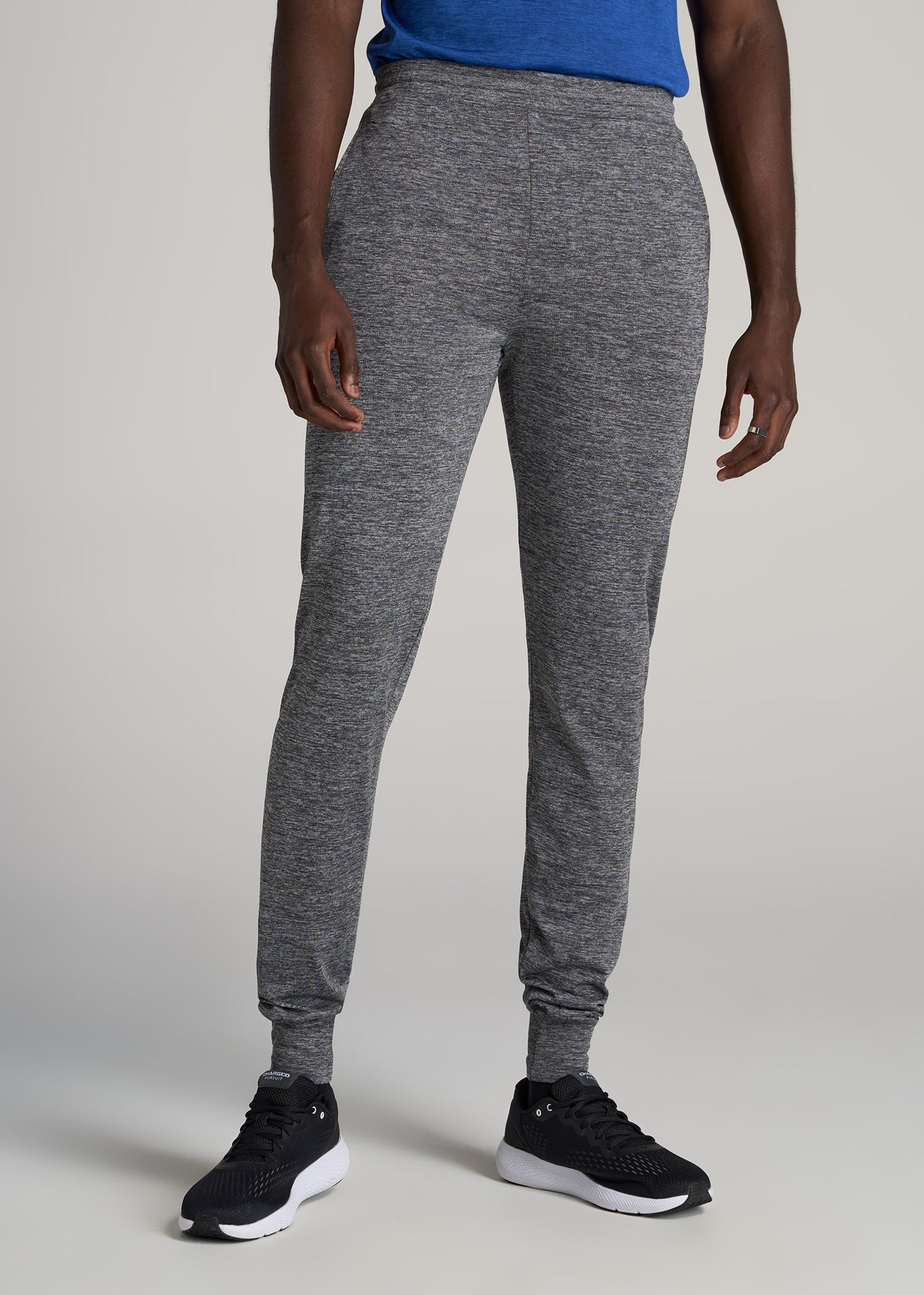 A.T. Performance Engineered Joggers for Tall Men in Grey Mix