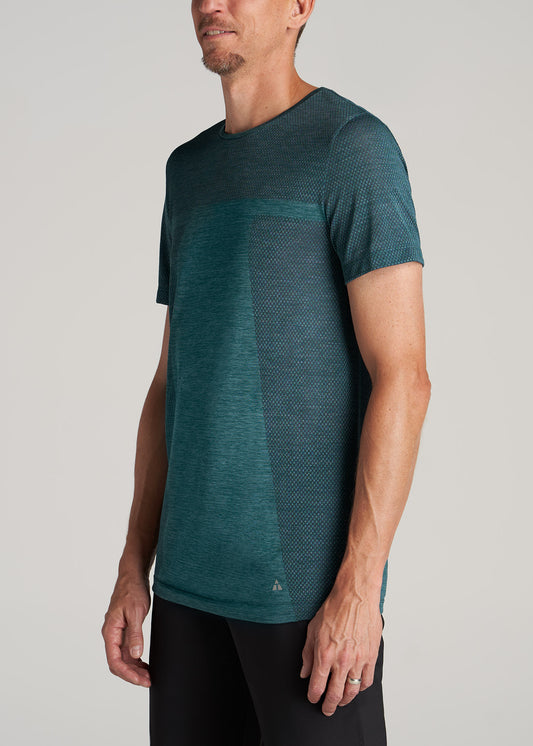     American-Tall-Men-AT-Performance-Short-Sleeve-Jersey-Athletic-Crewneck-Engineered-Tee-Teal-Mix-side