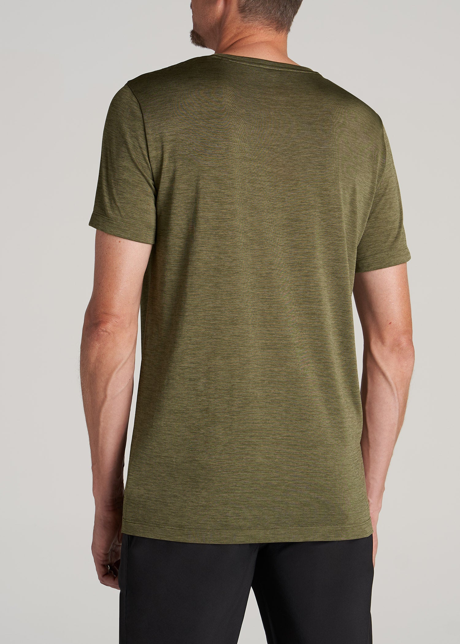 American-Tall-Men-AT-Performance-Short-Sleeve-Jersey-Athletic-Tee-Olive-Mix-back