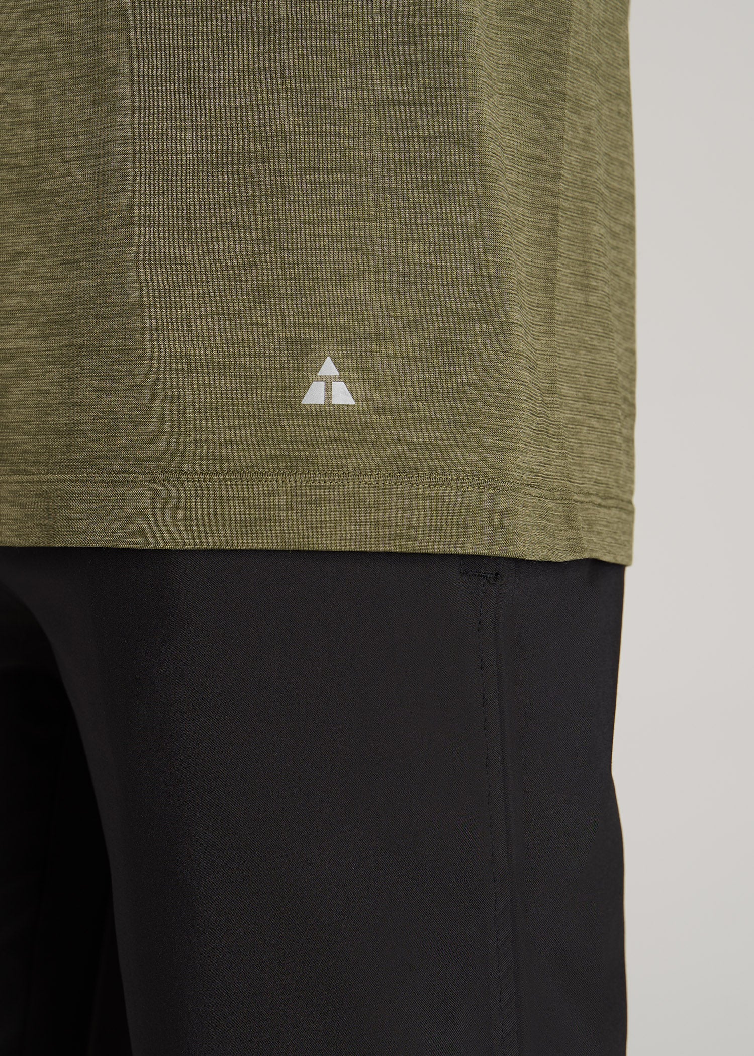 American-Tall-Men-AT-Performance-Short-Sleeve-Jersey-Athletic-Tee-Olive-Mix-detail