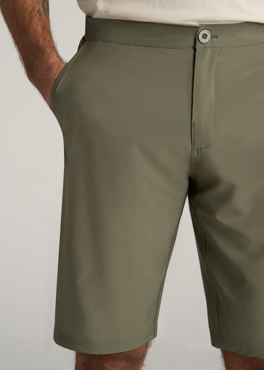 Dylan SLIM FIT Five-Pocket Pants For Tall Men in Fatigue Green