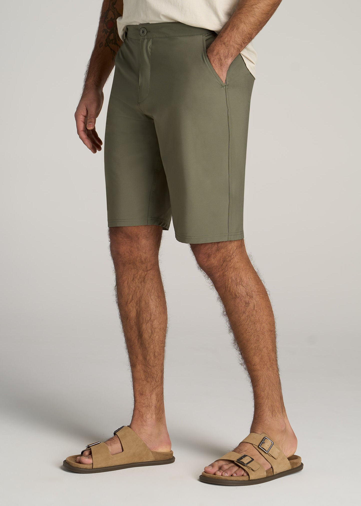 American-Tall-Men-All-Day-Shorts-Olive-side