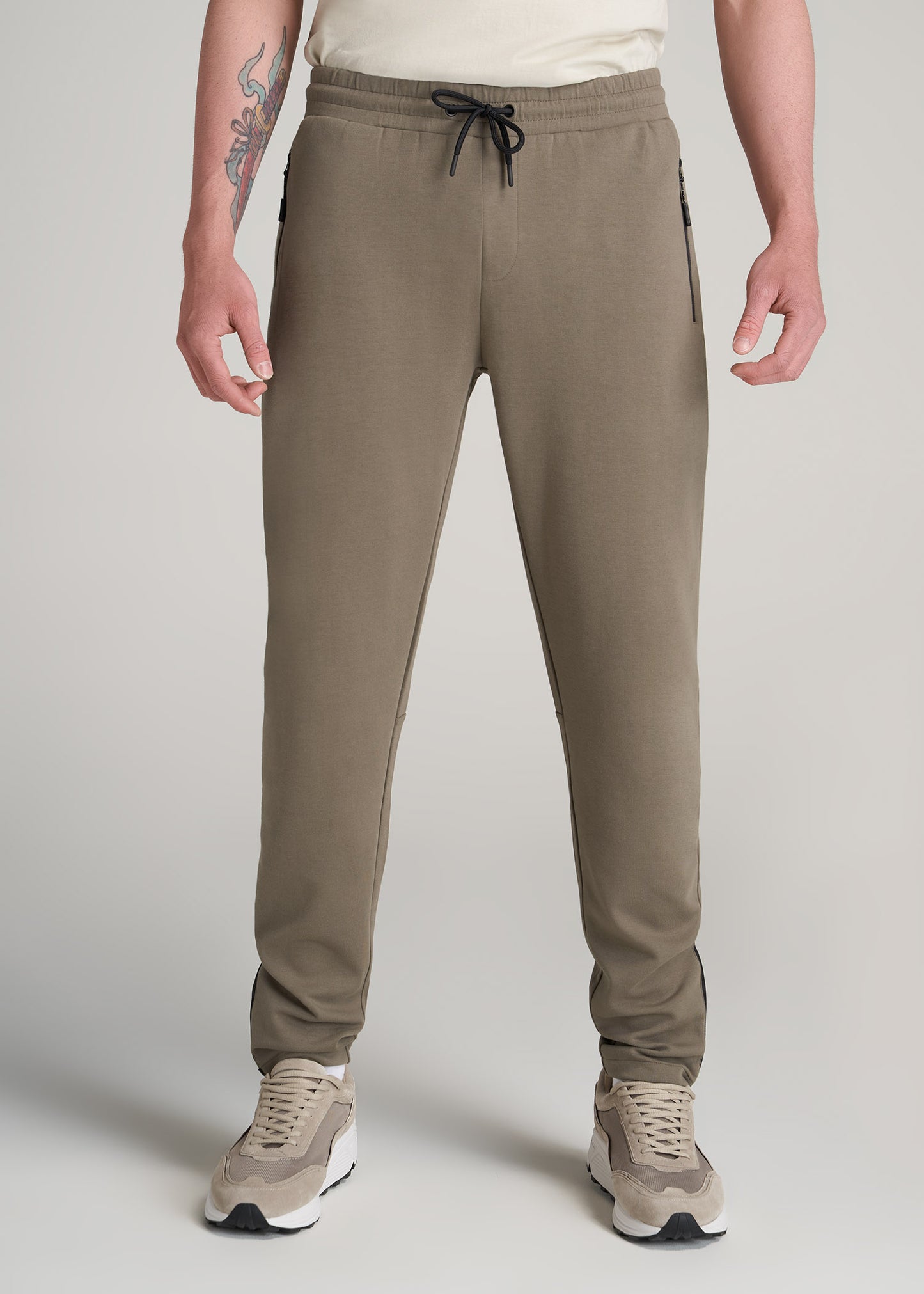    American-Tall-Men-Athleisure-Performance-Pant-Deep-Taupe-front