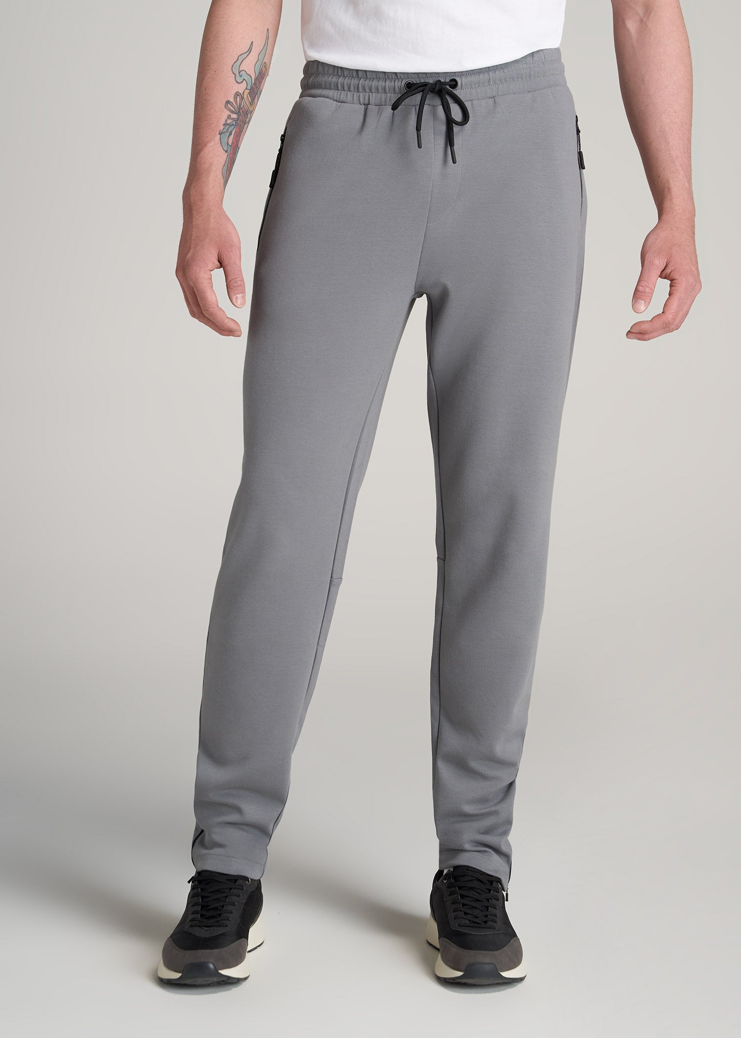    American-Tall-Men-Athleisure-Performance-Pant-Fossil-Grey-front