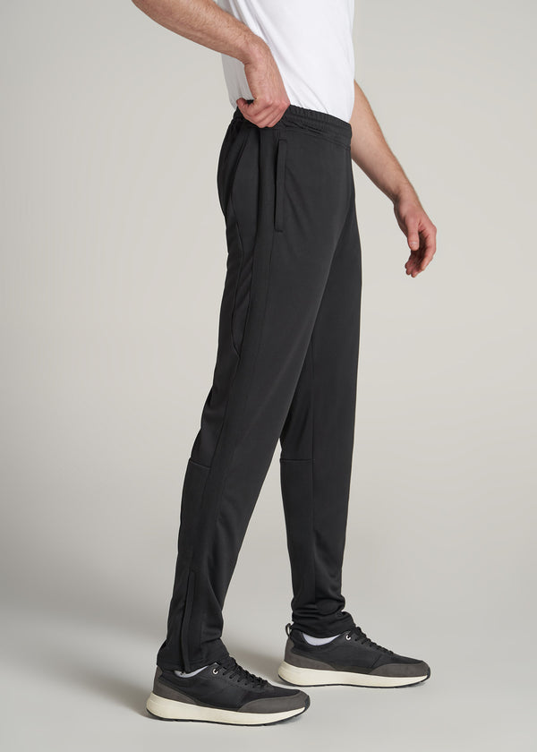 Athletic Stripe Pants for Tall Men in Black And Black – American Tall