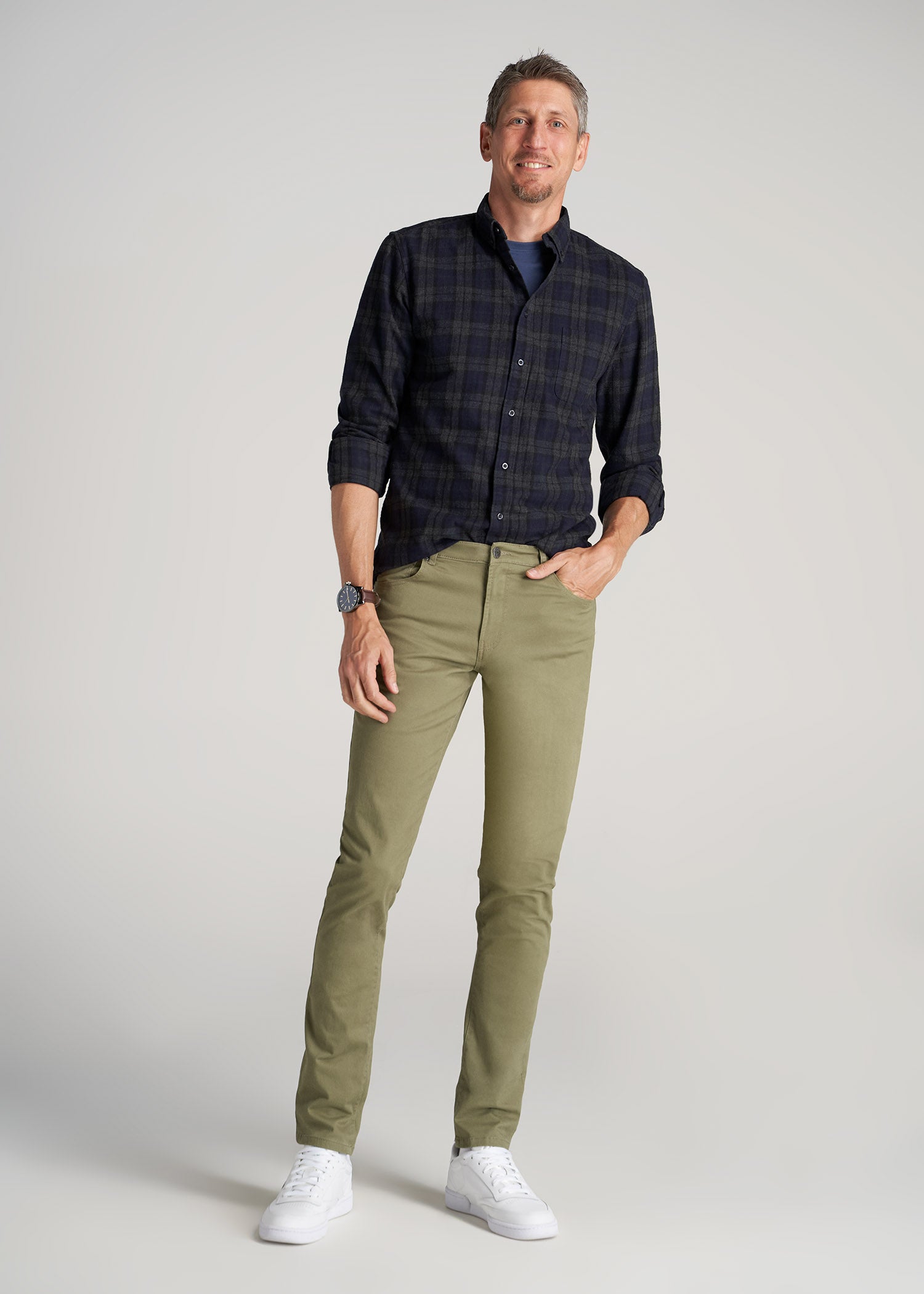 Buy Men's K-Styled Green Pant Online | SNITCH