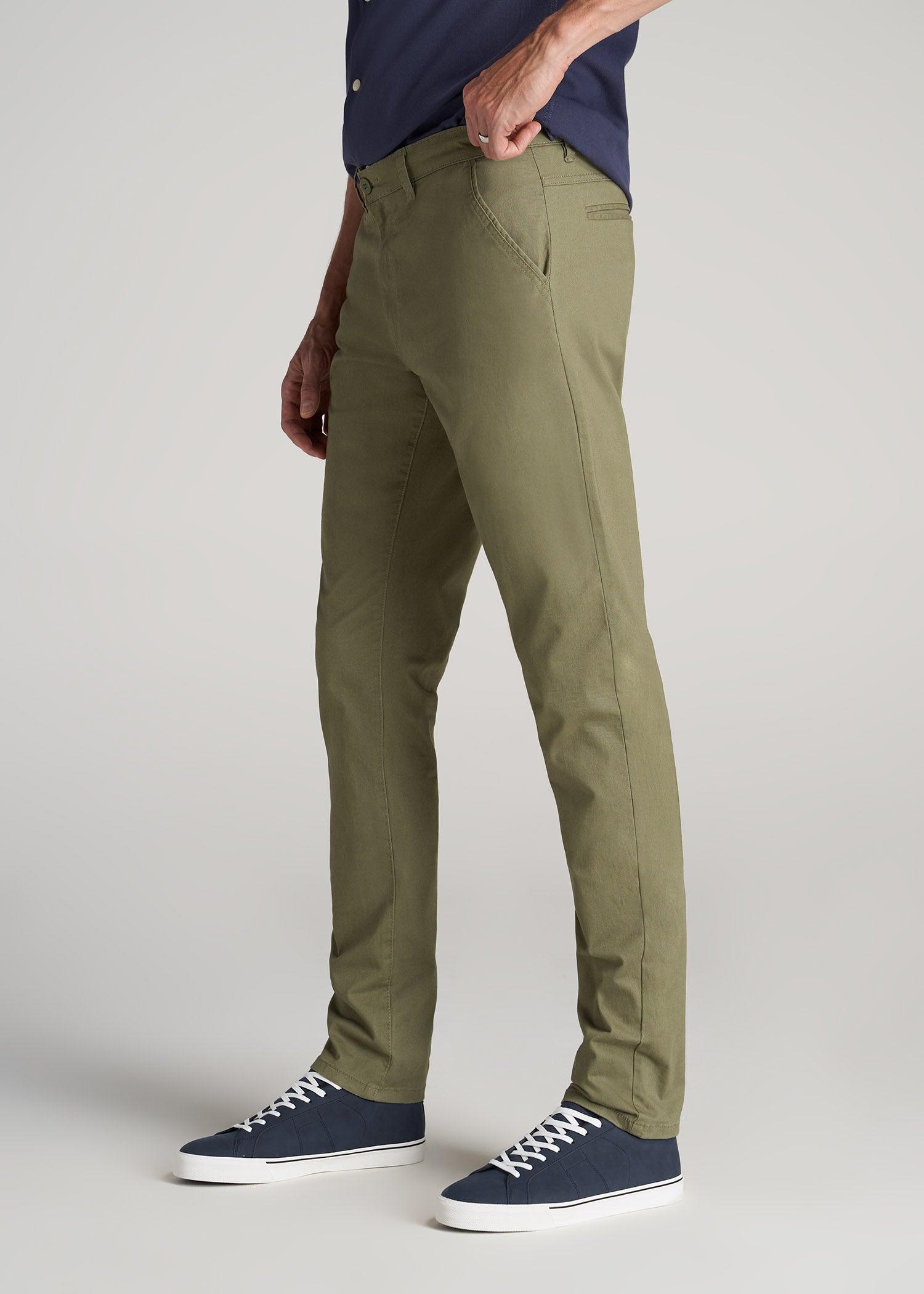 TAPERED-FIT Ripstop Pants for Tall Men in Oregano