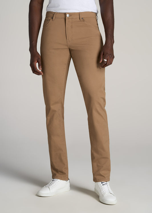       American-Tall-Men-Carman-Five-Pocket-Chino-Russet-Brown-front