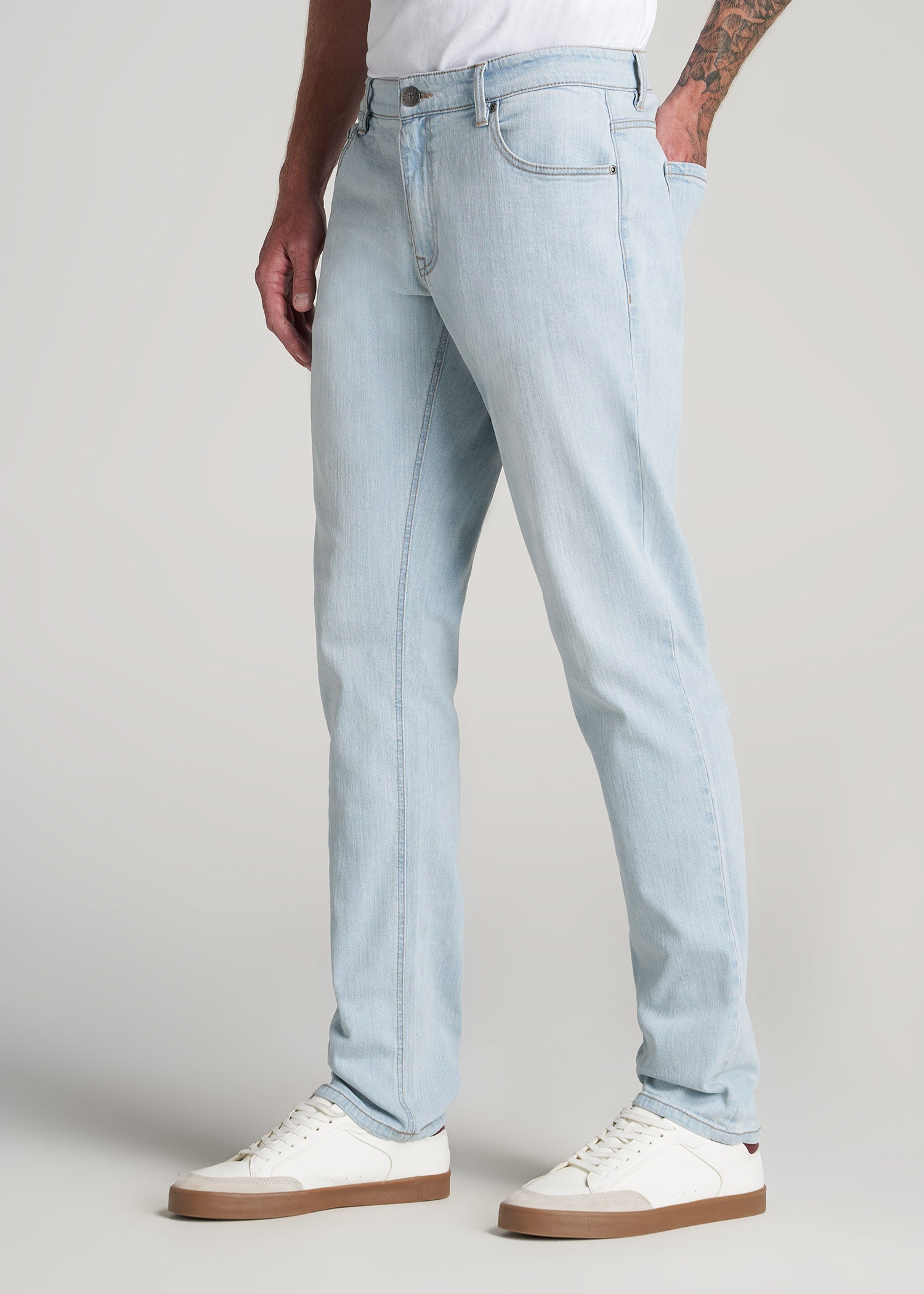 Carman Tapered Jeans For Tall Men California Blue | American Tall