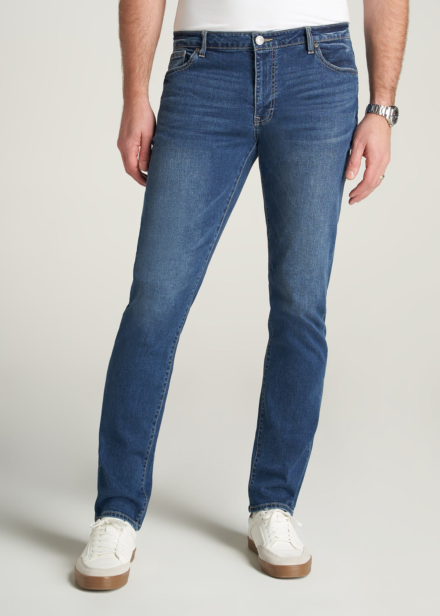 Carman Tapered Jeans For Tall Men Signature Fade | American Tall