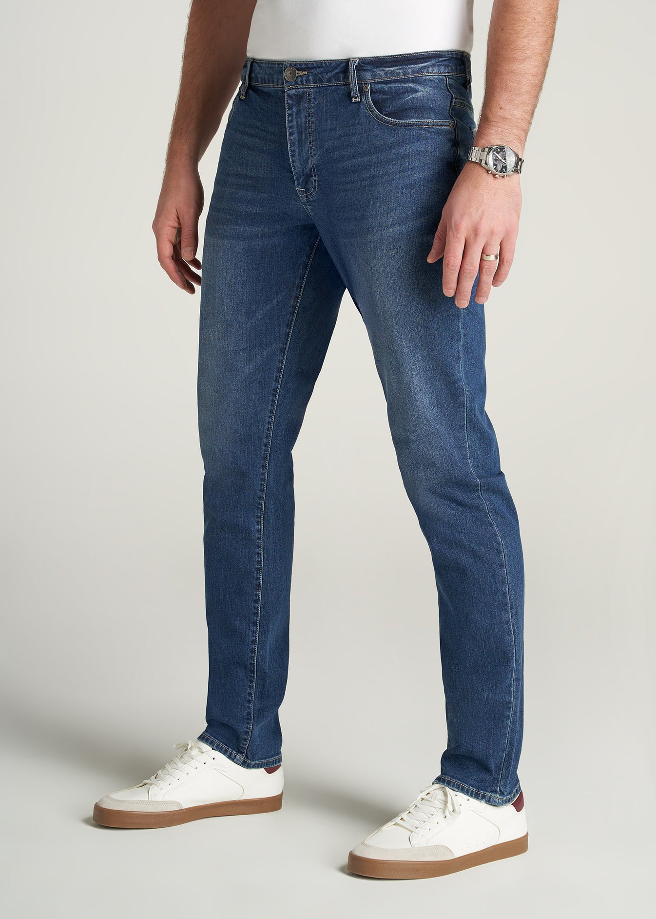 Carman Tapered Jeans For Tall Men Signature Fade | American Tall
