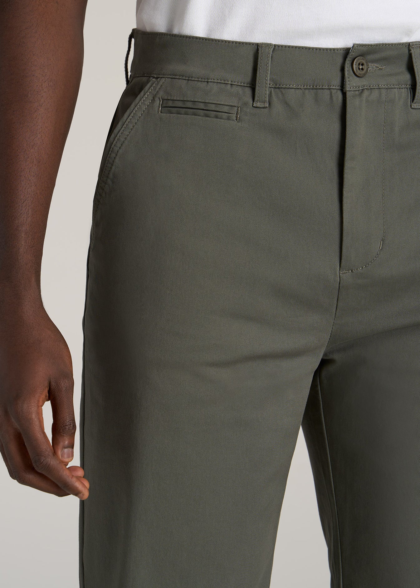 Men's Tall Chino Shorts In Spring Olive | American Tall