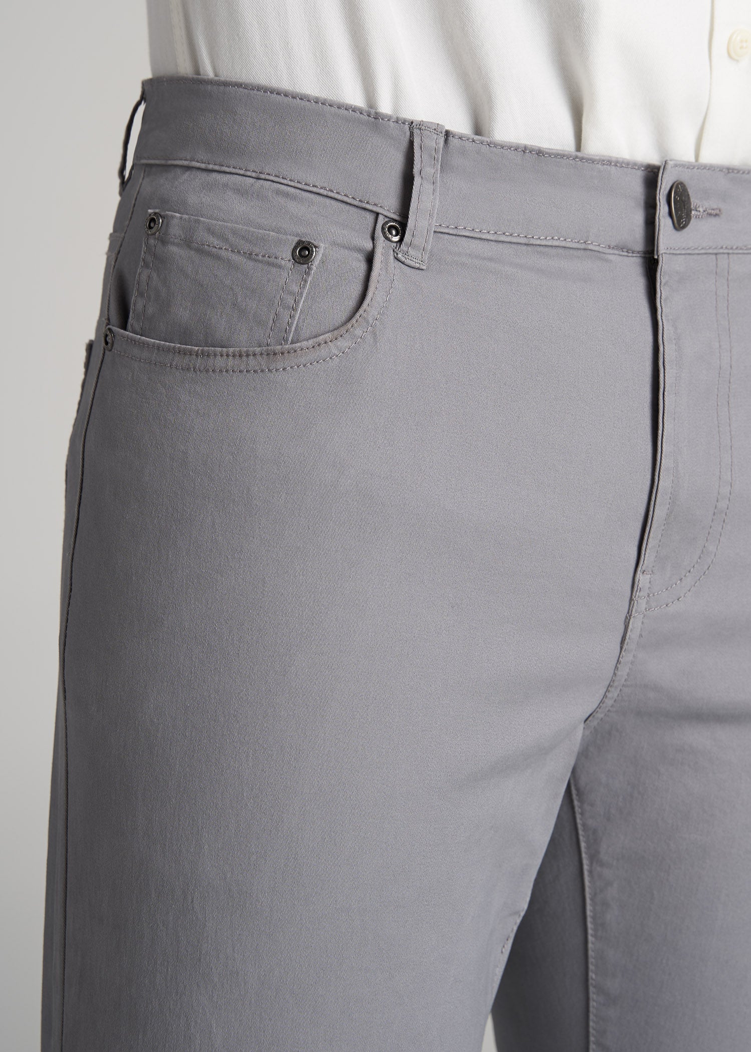 Men's Tall Dylan Slim Fit Five-Pocket Pants Fatigue Green