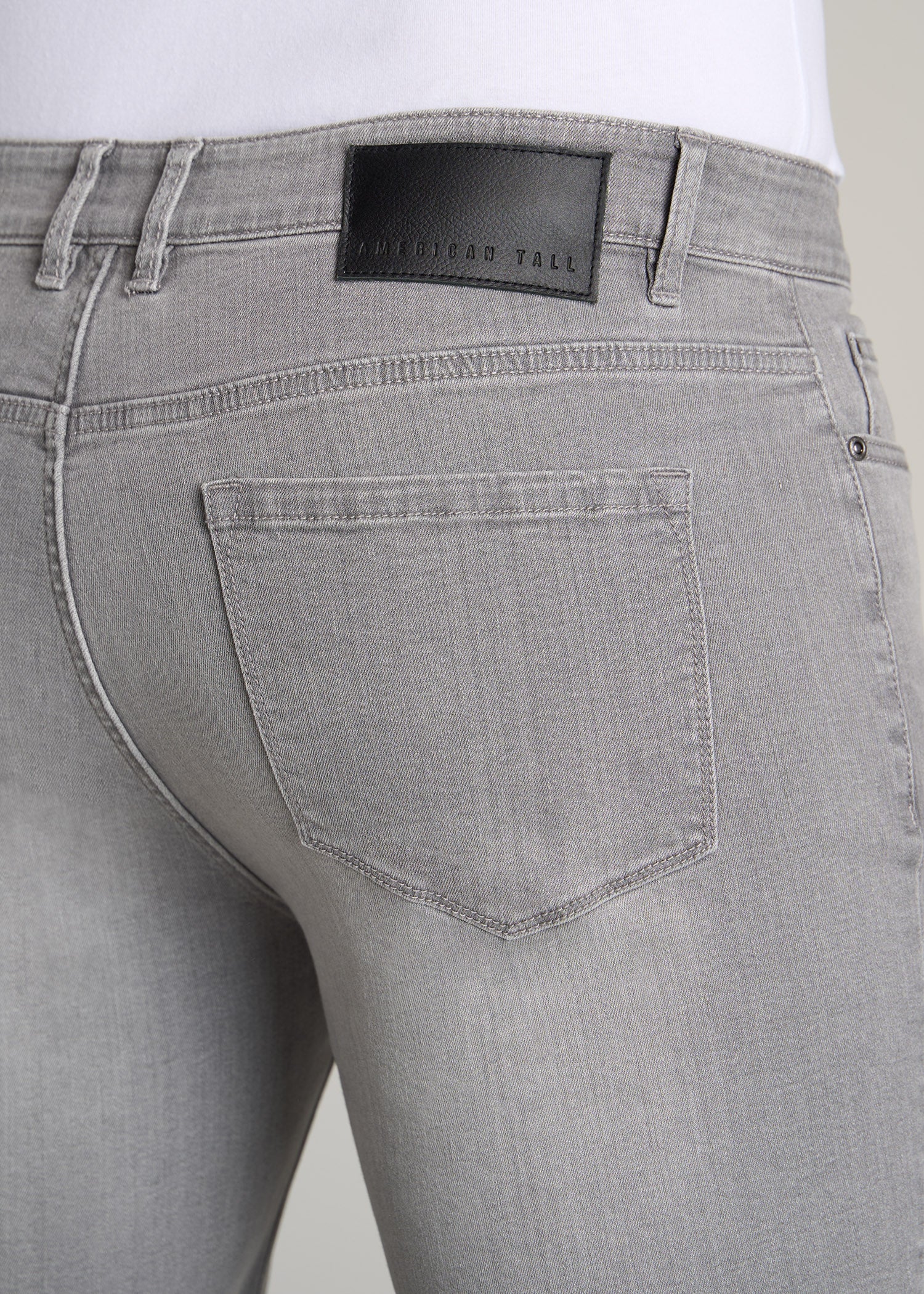 Men's Tall Dylan Slim Fit Five-Pocket Pants Iron Grey