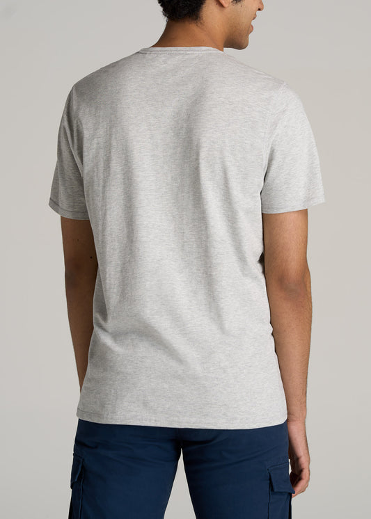 The Essential Regular-Fit Crew-Neck Men's Tall Tees in White L / Tall / White