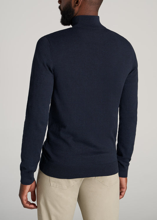        American-Tall-Men-Everyday-Quarter-Zip-Sweater-Patriot-Blue-back