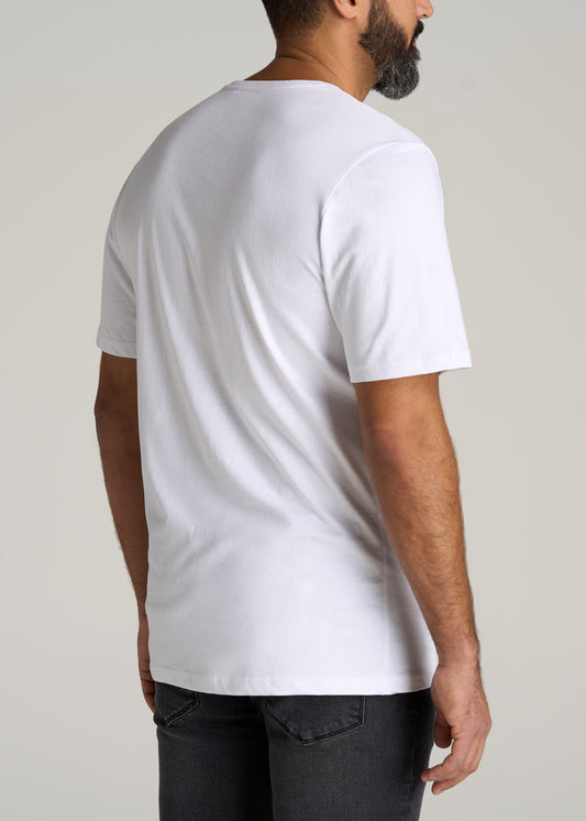   American-Tall-Men-Everyday-REGULAR-FIT-V-Neck-T-Shirt-White-back