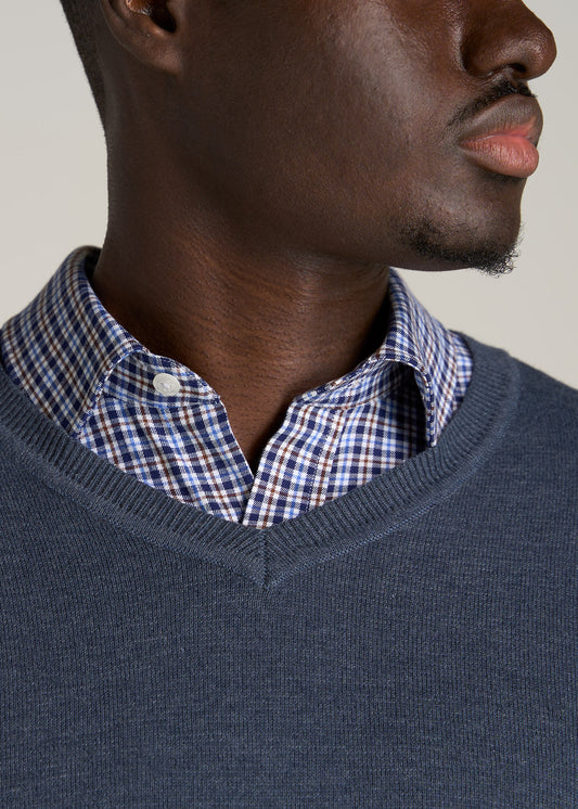    American-Tall-Men-Everyday-V-Neck-Sweater-Navy-Mix-detail
