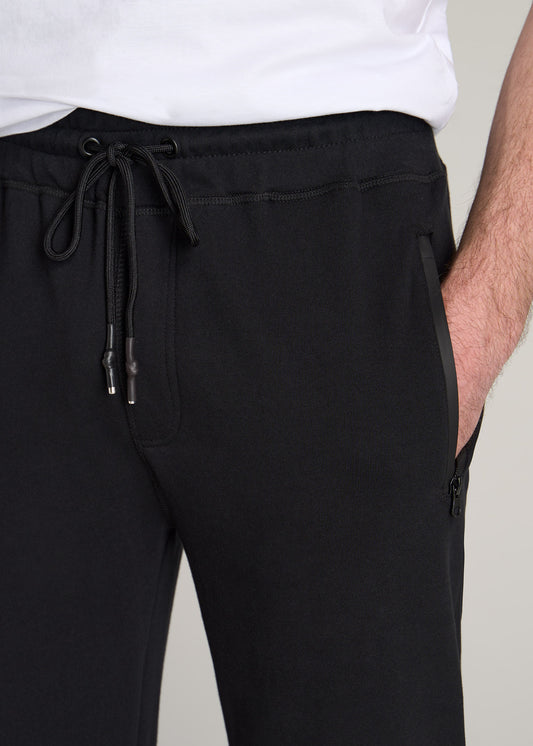 American-Tall-Men-French-Terry-Mens-Joggers-Black-detail