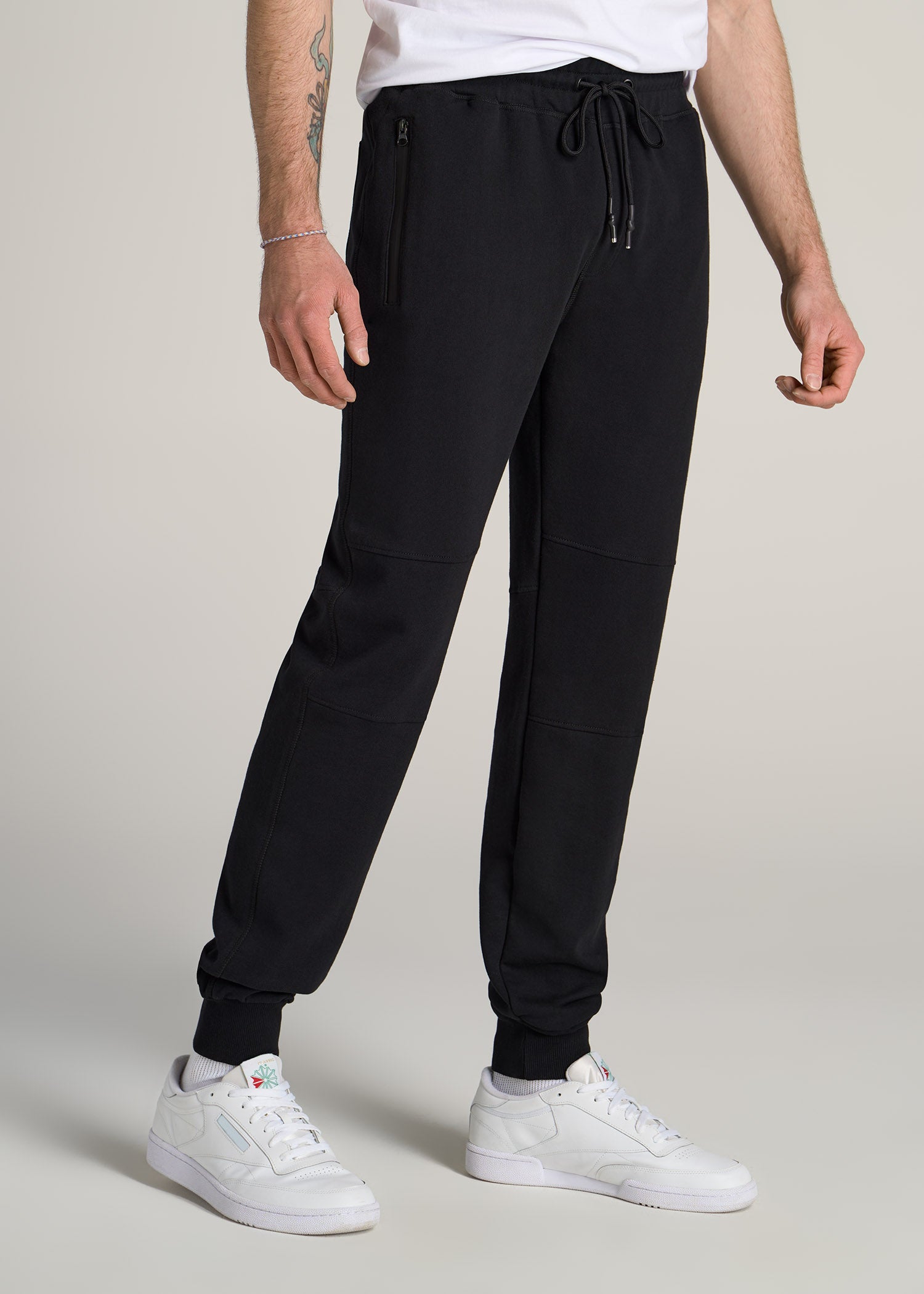 Wearever Fleece Relaxed Women's Tall Sweatpants Black, American Tall